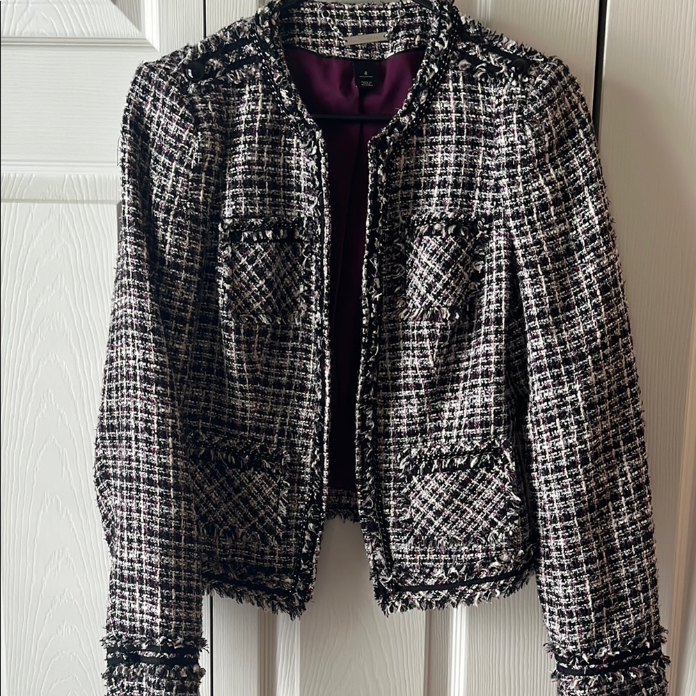 WHBM Tweed blazer